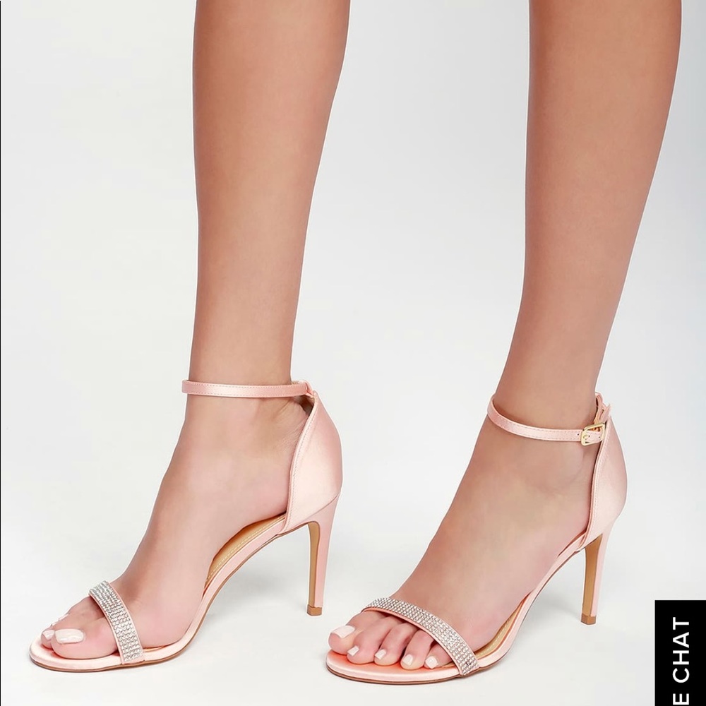 Lulus crystal heels